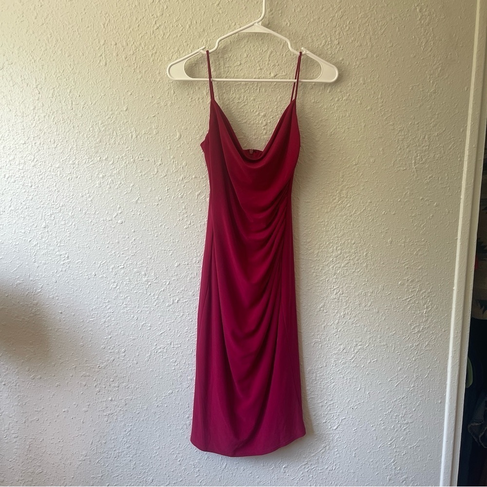 Laundry By Shelli Segal Red Midi Dress